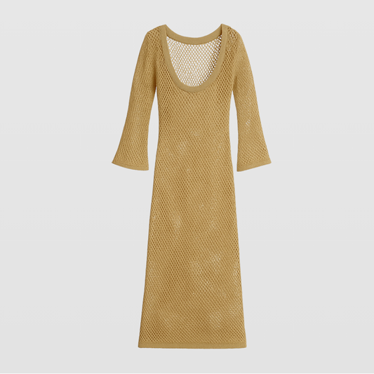 Lorena Crochet Maxi Dress cover up
